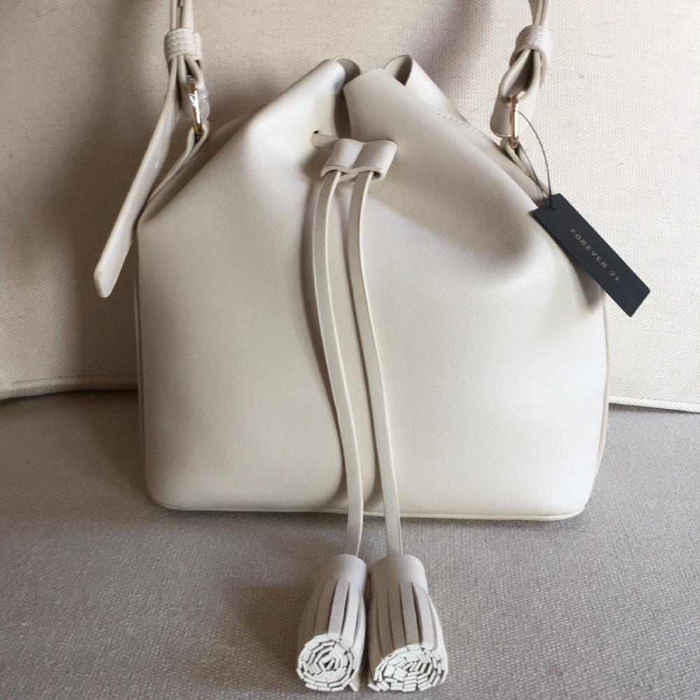Forever 21 NWT Bucket Bag with Tassels